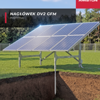 Konstrukcja gruntowa DV2 GFM fundamenty Ground Force w zestawie